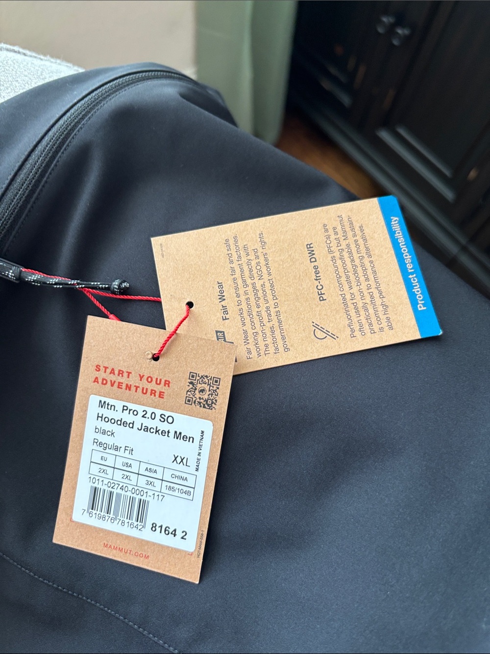 Mammut Mtn Pro 2.0 Softshell Hooded Jacket - Picture 9 of 15